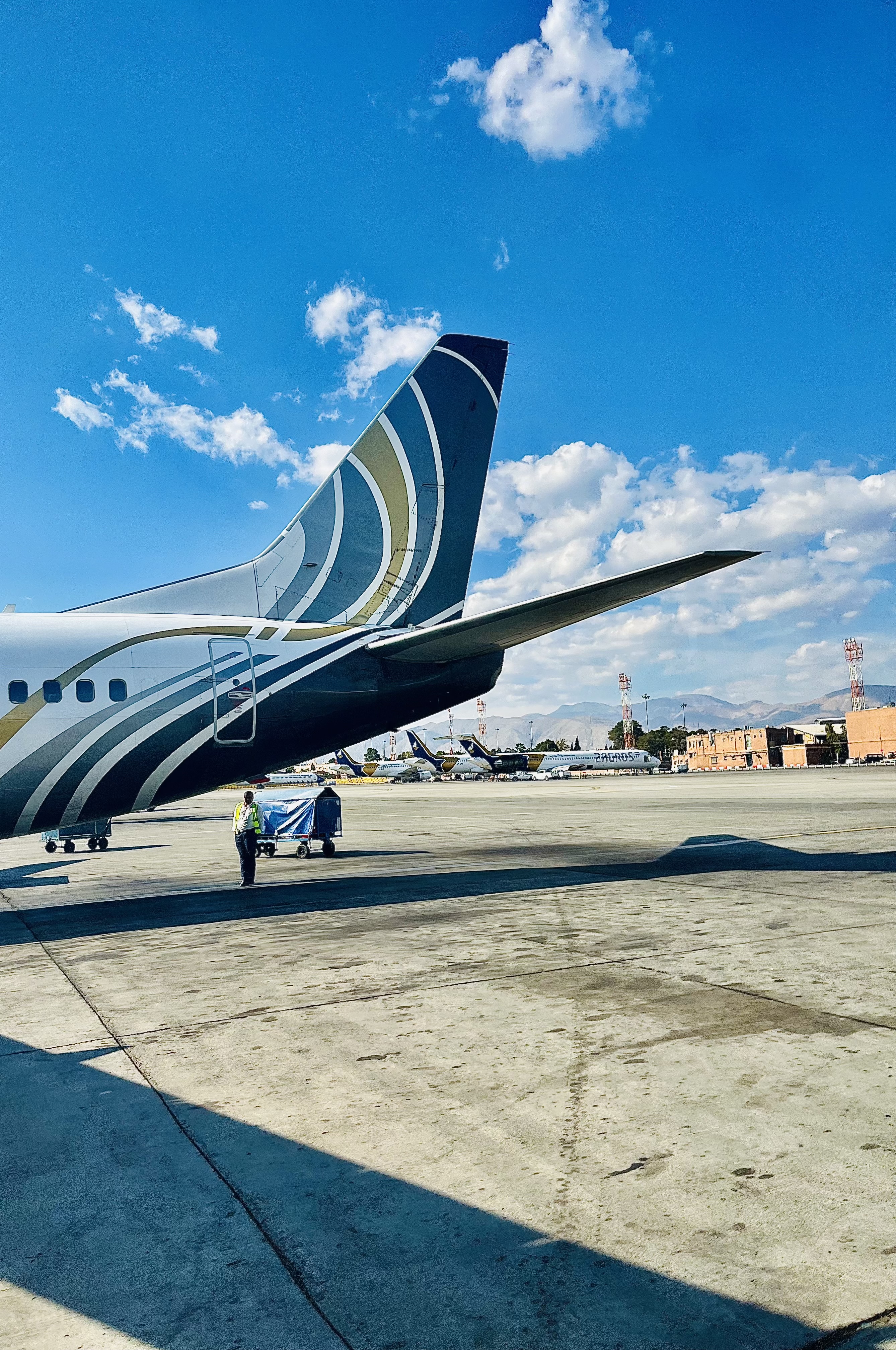 نمایی از کاهش ارتفاع  Boeing737